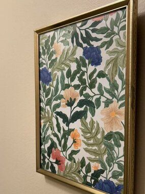 Vintage Gold Frame Glass Front